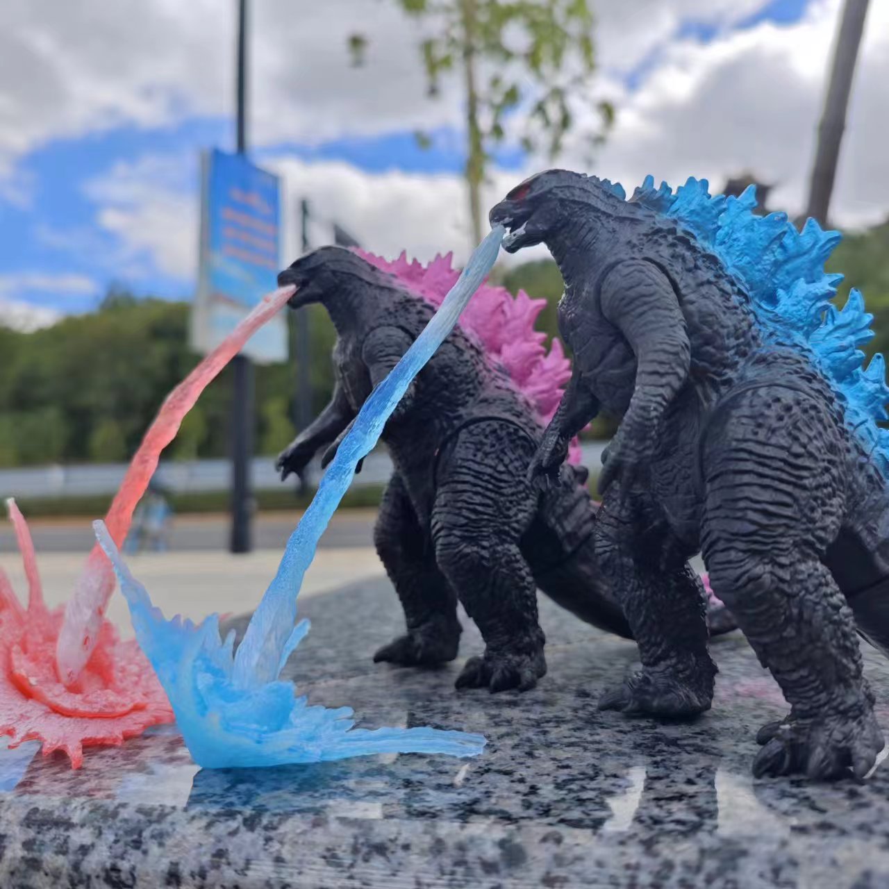 Renewable Energy Kids - New Godzilla Breath Action Figure Godzilla