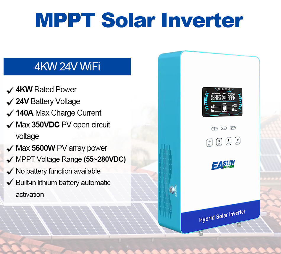 EASUN POWER 4KW Inverter 110V  - Flexible Solar Panel review and price