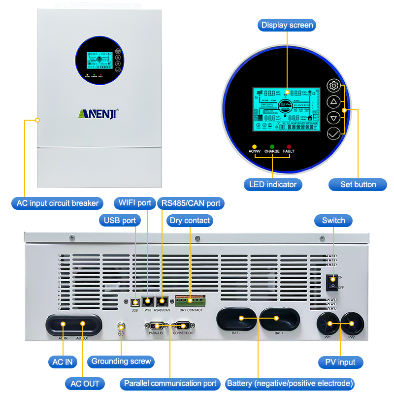 ANENJI 12KW 120V/240VAC Solar  - Flexible Solar Panel review and price