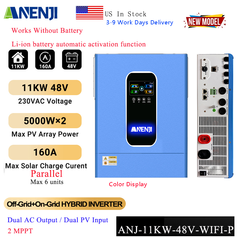 ANENJI 11KW 48V Hybrid Solar I - Flexible Solar Panel review and price